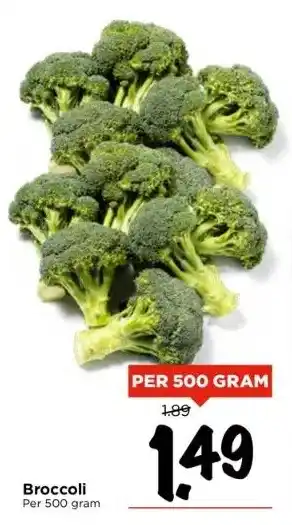 Vomar Voordeelmarkt Broccoli per 500 gram aanbieding