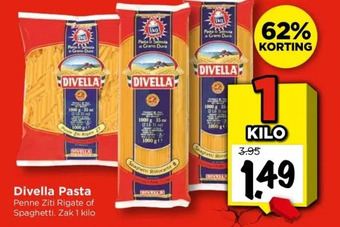 Vomar Voordeelmarkt Divella pasta aanbieding