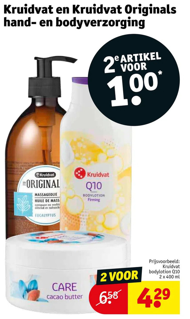 Kruidvat en kruidvat originals hand en aanbieding bij