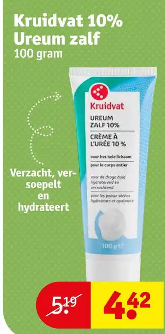 Kruidvat Kruidvat 10% ureum zalf aanbieding