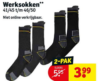 Kruidvat Werksokken aanbieding