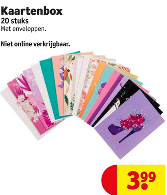 Kruidvat Kaartenbox aanbieding