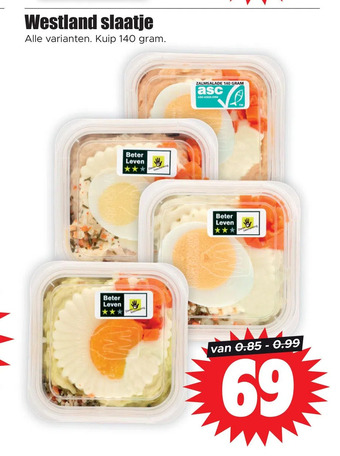 Dirk Westland slaatje aanbieding