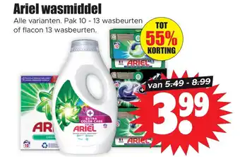 Dirk Ariel wasmiddel aanbieding
