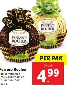 Lidl Ferrero rocher aanbieding