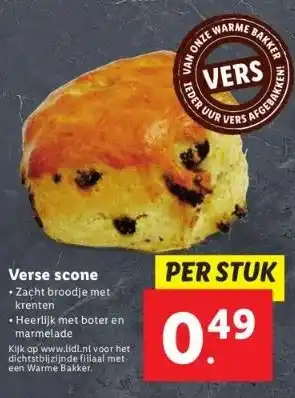 Lidl Verse scone aanbieding