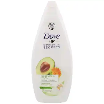 Action Dove Nourishing Secrets douchegel Invigorating Ritual 750ml aanbieding