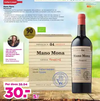 PLUS Mano Mona Monastrell per doos aanbieding