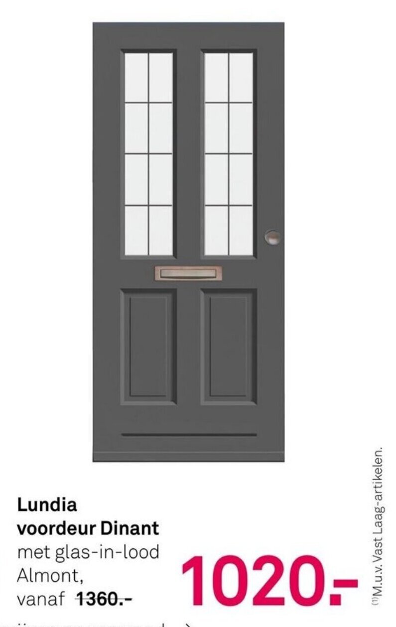 Lundia voordeur Dinant aanbieding bij Karwei