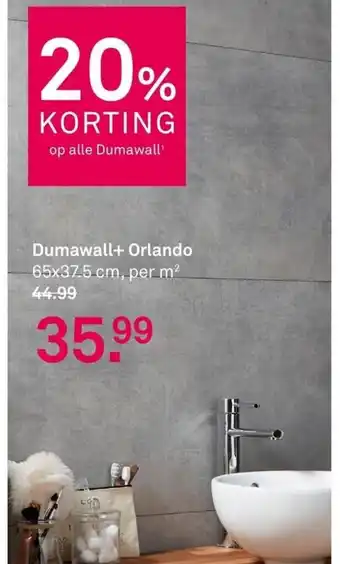 Karwei Dumawall+ Orlando 65 x 37,5 cm aanbieding