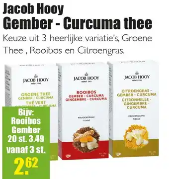 Gezond & Wel Rooibos Gember aanbieding