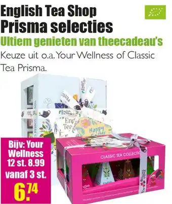 Gezond & Wel English Tea Shop Prisma selecties aanbieding