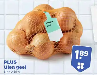 PLUS Plus uien geel aanbieding