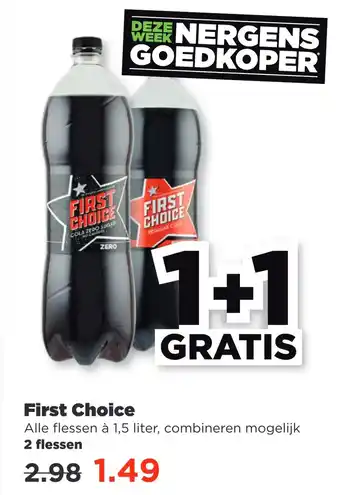 PLUS First choice aanbieding