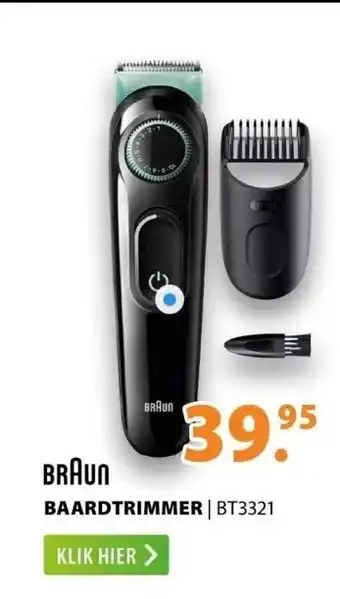 Expert Braun baardtrimmer aanbieding