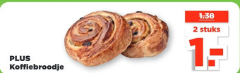 PLUS Plus koffiebroodje aanbieding