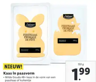 Lidl Kaas in paasvorm 150g aanbieding