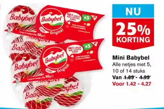 Hoogvliet Mini babybel aanbieding