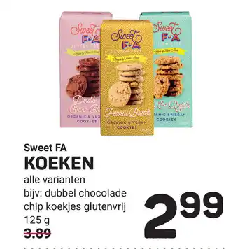 Ekoplaza Sweet FA koeken 125g aanbieding