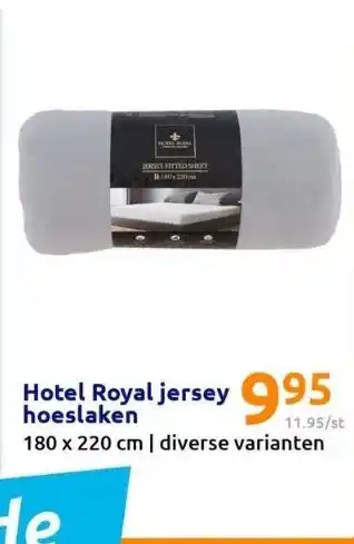 Action Hotel royal jersey hoeslaken aanbieding