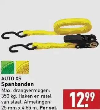 ALDI Spanbanden aanbieding