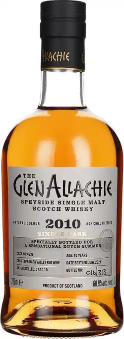 Drankdozijn Glenallachie 10 years 2010 for a sensational dutch summer 70cl aanbieding