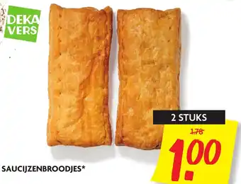 Dekamarkt Saucijzenbroodjes aanbieding