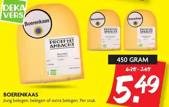 Dekamarkt Boerenkaas 450g aanbieding