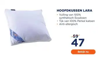 TotaalBED Hoofdkussen lara aanbieding