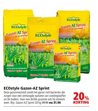 Welkoop ECOstyle Gazon-AZ Sprint 20kg aanbieding