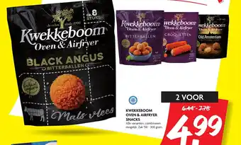 Dekamarkt Kwekkeboom oven & airfryer snacks 150-300g aanbieding