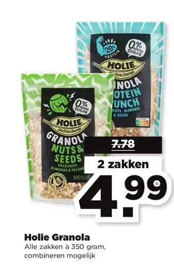 PLUS Holie granola aanbieding