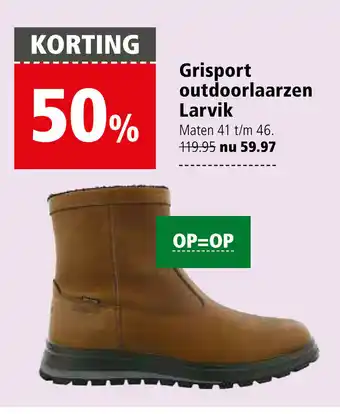 Welkoop Grisport Outdoorlaarzen Larvik aanbieding