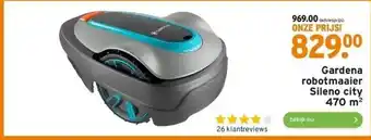 GAMMA Gardena robotmaaier sileno city aanbieding