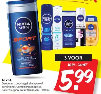 Dekamarkt Nivea 200-250ml aanbieding