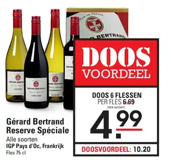 Sligro Gerard Bertrand Reserve Speciale 75cl aanbieding