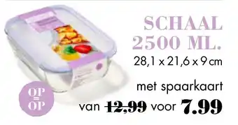 MCD Supermarkt Schaal 2500 ml aanbieding