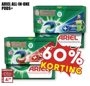 MCD Supermarkt Ariel all-in-one pods+ aanbieding