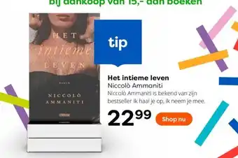 The Read Shop Het intieme leven aanbieding