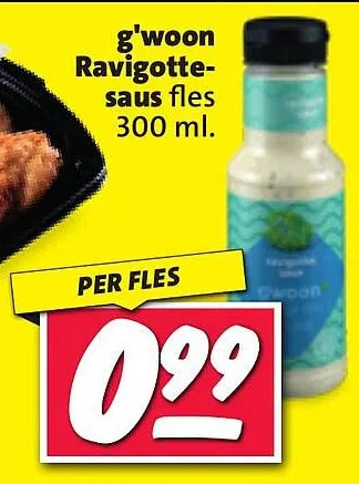 Nettorama G'woon ravigottesaus fles aanbieding