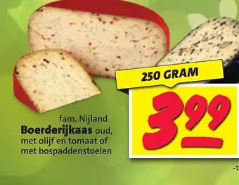 Nettorama Boerderijkaas aanbieding