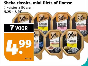 Poiesz Sheba classics, mini filets of finesse aanbieding