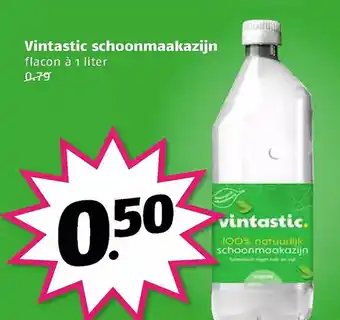 Poiesz Vintastic schoonmaakazijn aanbieding