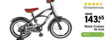 GAMMA Black cruiser 16 inch aanbieding