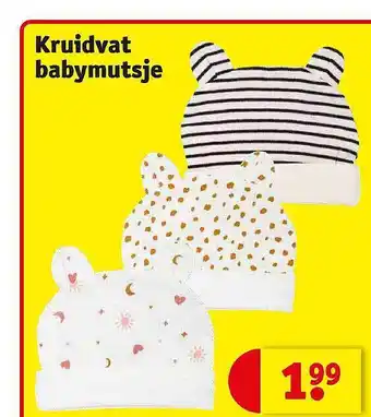 Kruidvat Kruidvat babymutsje aanbieding