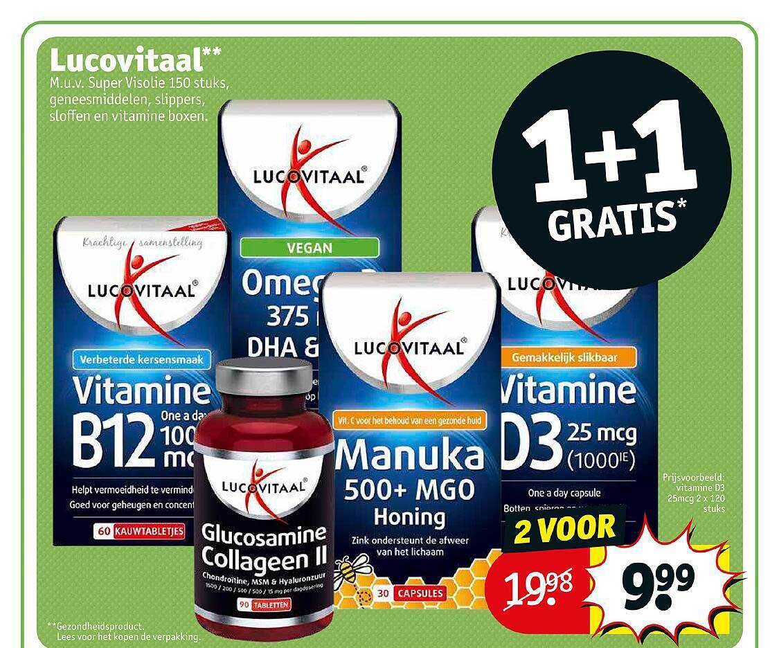 Lucovitaal aanbieding bij Kruidvat