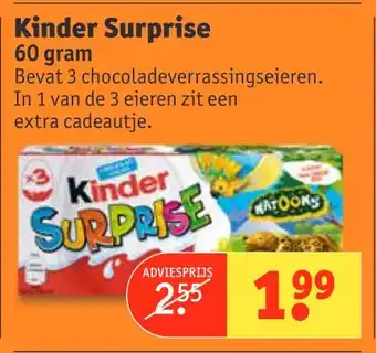 Kruidvat | Kinder Surprise 60g aanbieding