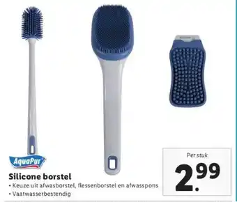 Lidl Silicone borstel aanbieding