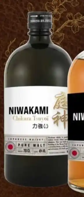 Mitra Niwakami Chikara Tsuyoi Pure Malt 70 cl aanbieding