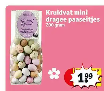 Kruidvat Kruidvat mini dragee paaseitjes aanbieding